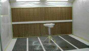 Cabina de lacado y barnizado