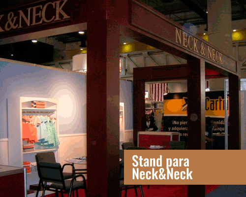 Stand para la marca Neck&Neck